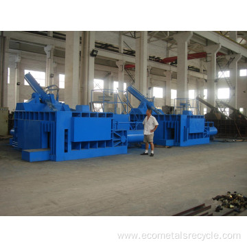 Scrap Steel Aluminum Copper Iron Metal Press Baler